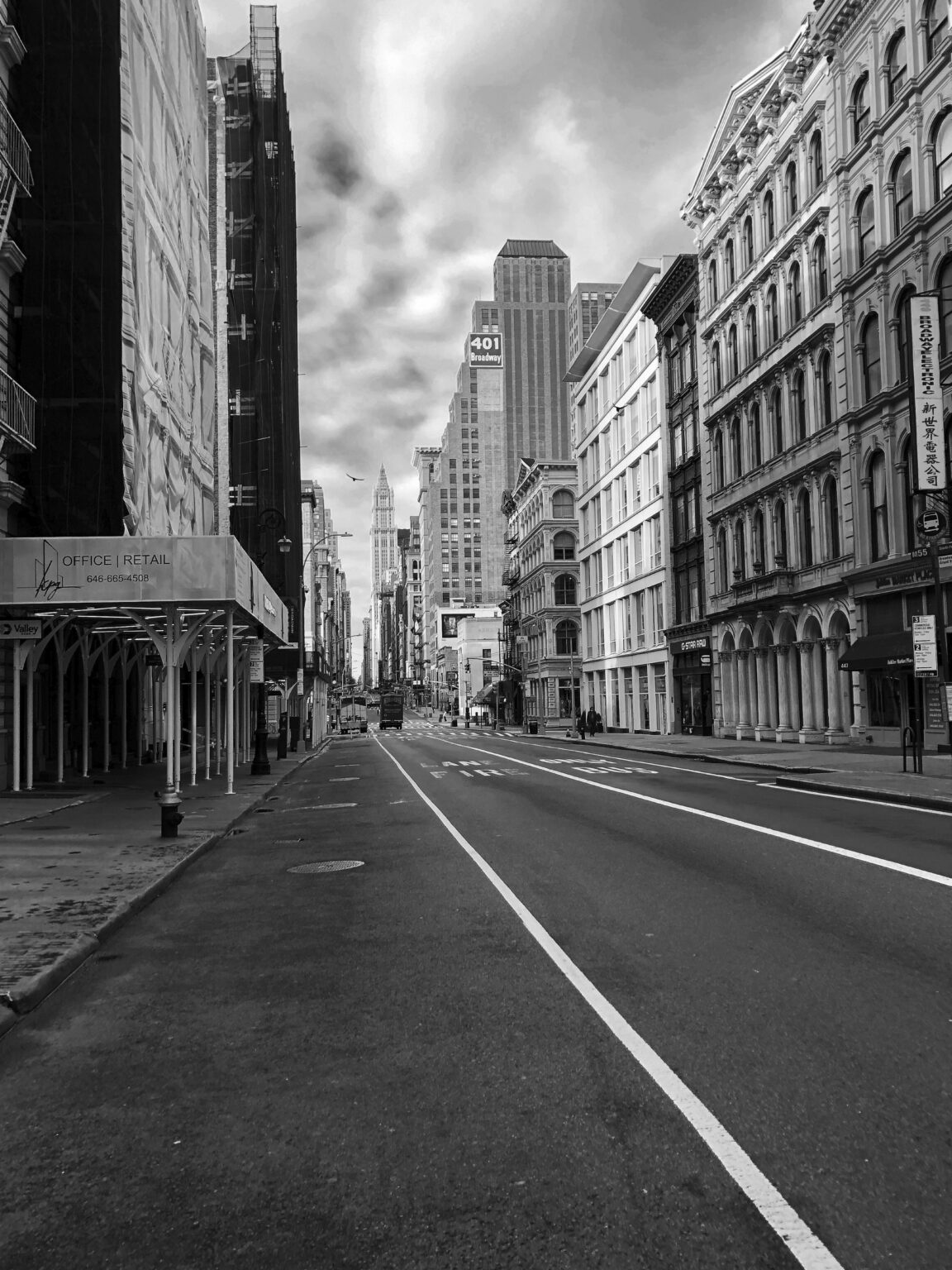 broadway, new york, empty