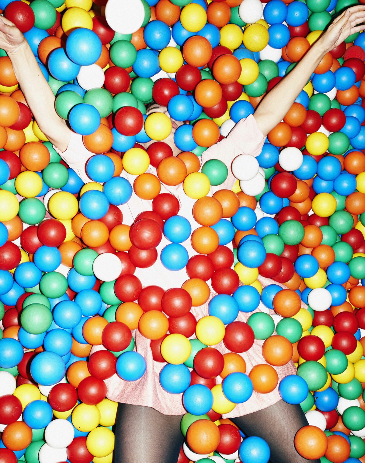 Kid's play, ball pool, interior design